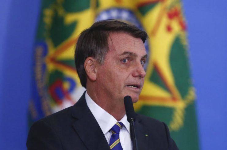 Presidente Jair Bolsonaro  durante a assinatura de posse do vice-presidente Hamilton Mourão que coordenará Conselho Nacional da Amazônia Legal, durante assinatura do decreto de criação do Conselho. Mourão disse querer 'verdadeira política de Estado para a região'| Sérgio Lima/Poder360 11.02.2020