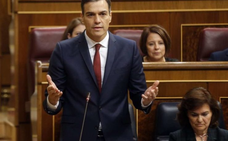 (31/10/2018)
31/10/2018 O Presidente do Governo, Pedro Sánchez, durante a sessão de controle do Governo no Congresso dos Deputados.La Moncloa